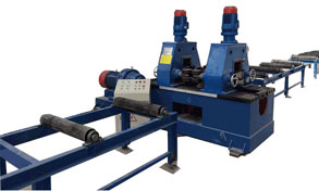 Beam flange straightening machine (mechanical)