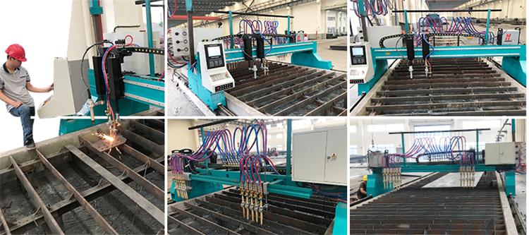 Gantry plasma cutting machine