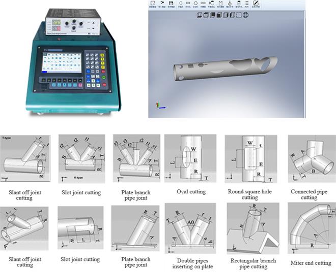 Cnc Plasma Cutting Machine For Plate And Pipe